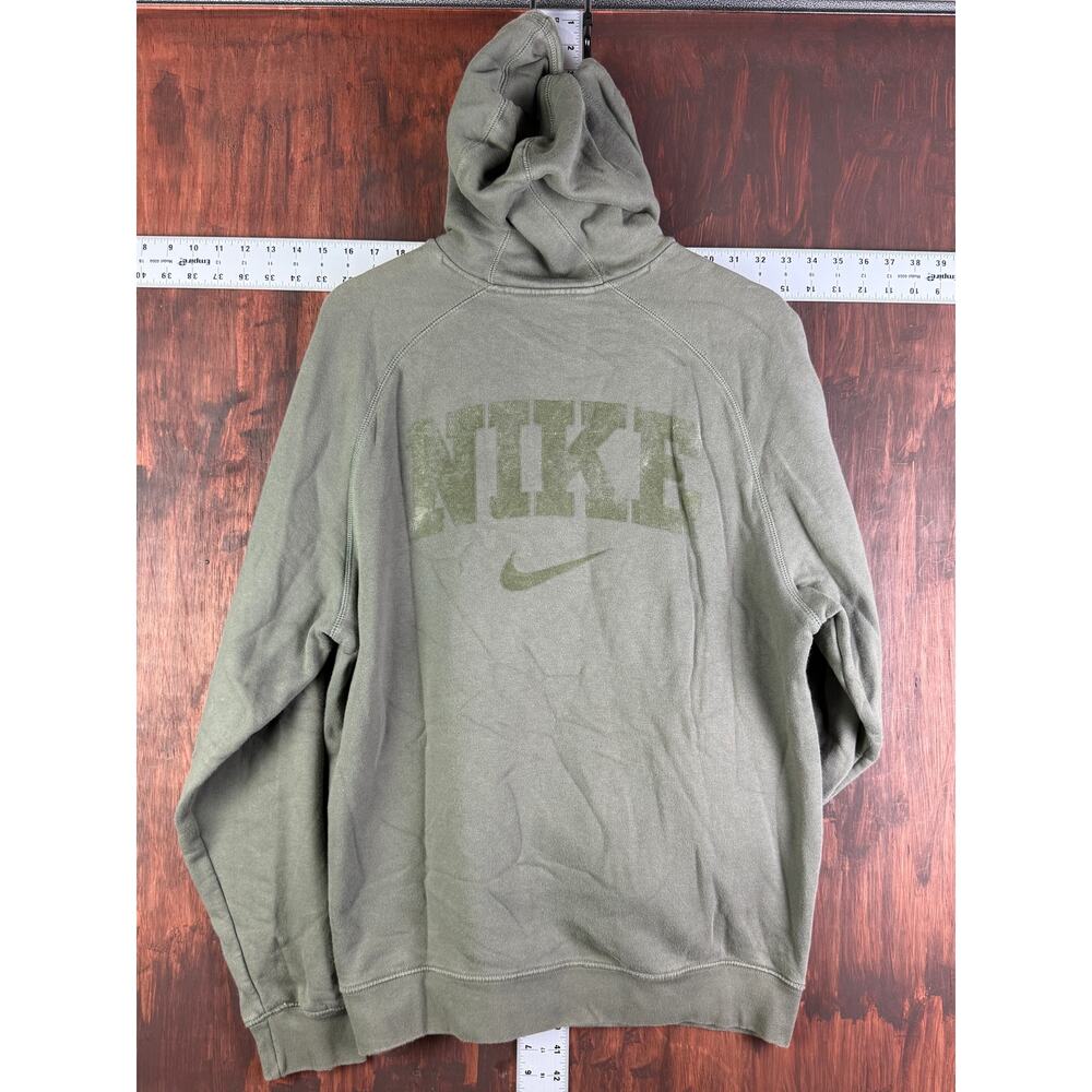 Nike Sportswear Cross Country 2 Tone Hoodie Vintage Silver Tag Green Mens Large‎ - Picture 10 of 10